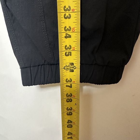 Vina Performance Pants Women's Size L Large Black Nylon Stretch Cinch Ankle - Picture 8 of 10